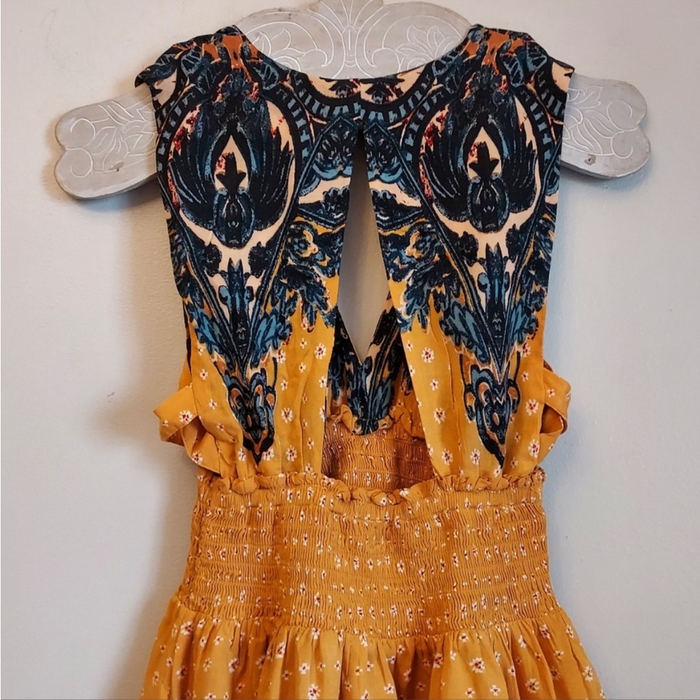 Free People Walking Through My Dreams Dress Goldensun - Picture 3 of 14